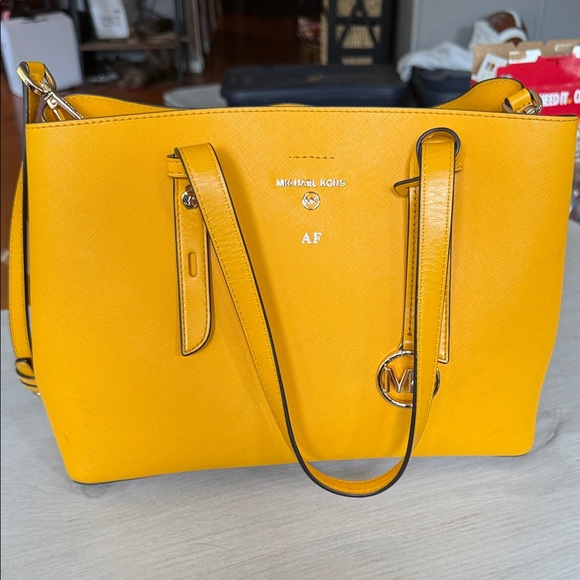 Michael Kors Sunflower Yellow Tote - Picture 1 of 5
